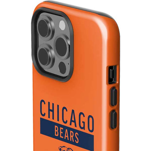 NFL Chicago Bears Orange Performance Series iPhone 15 Pro Impact Case